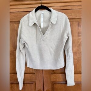 Lululemon Collared Merino Wool-Blend Sweater